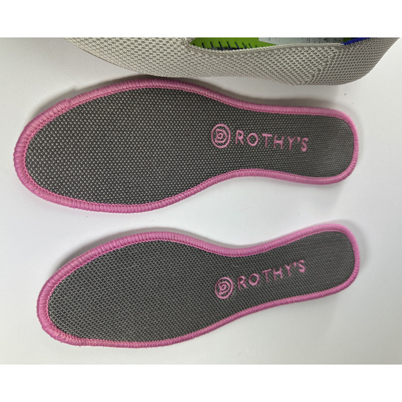 Rothy’s The Loafer Double Stitch Linen Tan Cream Slip On Shoes Women’s Size 8 - Picture 13 of 16